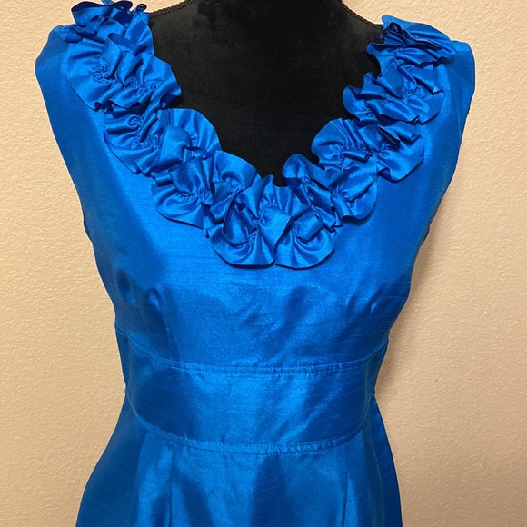 Sandra Darren Blue Dress - Picture 2 of 10